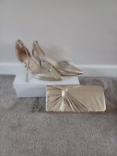 Gold heels matching for sale  ROTHERHAM