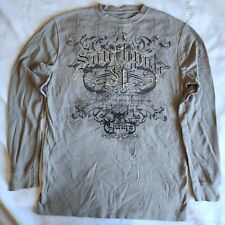 Camisa térmica vintage Southpole Y2K gris XL Cyber Punk aflicción hip-hop grunge segunda mano  Embacar hacia Argentina