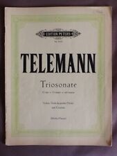 Telemann triosonate edition gebraucht kaufen  Langerfeld