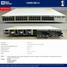 Conmutador Cisco C9300-48U-A 48 puertos Gig UPoE ventaja de red - envío el mismo día segunda mano  Embacar hacia Argentina