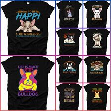 Bull Dog T Shirt Mens Funny French American English Bullmastiff Womans Unisex UK for sale  DUNDEE