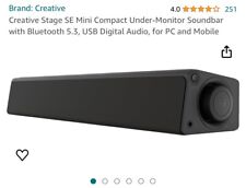 Creative Stage SE Mini Compact Under-Monitor Soundbar for sale  Shipping to South Africa