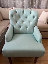 Light blue armchair for sale  HARLOW