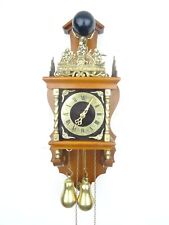 Zaanse Vintage Antique Dutch Wall Clock 1 day (Hermle WUBA Friesian Warmink Era) for sale  Shipping to South Africa