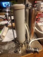 Sistema de filtro de água de bancada Vortopt prata 5 estágios aço inoxidável , usado comprar usado  Enviando para Brazil