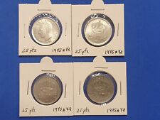 Usado, España 4 monedas 25 pesetas 1975 *78 Juan Carlos I segunda mano  Zaragoza