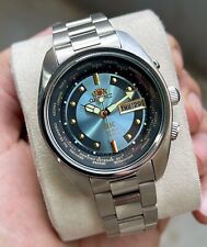 Relógio de pulso masculino Orient SK cristal dia/data hora mundial comprar usado  Enviando para Brazil
