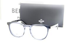 NEW BERLUTI BL 50002I 086 BLUE BLACK AUTHENTIC EYEGLASSES W/CASE 51-21, used for sale  Shipping to South Africa