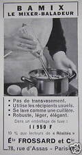 Publicité 1956 bamix d'occasion  Compiègne
