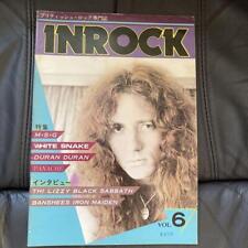 Revista japonesa Inrock 1982 Vol.6 MSG cobra branca Duran Duran Iron Maiden comprar usado  Enviando para Brazil
