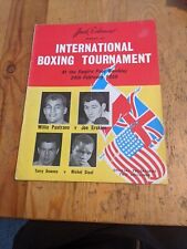 Boxing programme 1959 for sale  NORTHAMPTON