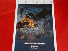 JEEP Cherokee XJ Turbodiesel "Ranger" Sondermodell Prospektblatt Brochure 1992 comprar usado  Enviando para Brazil