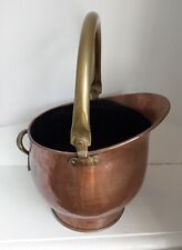 copper coal bucket for sale  STOKE-ON-TRENT
