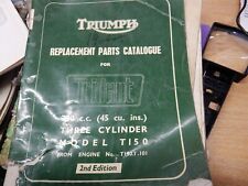 Triumph replacement parts for sale  NORTHWICH