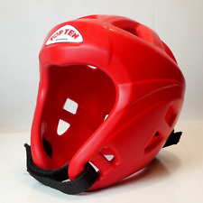 Top Ten Avantgarde Head Guard capacete vermelho kick boxe sparring equipamento de treinamento (S) comprar usado  Enviando para Brazil