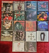 CD de heavy metal lote 18 Slipknot Metallica Judas Priest Megadeth e MAIS com FOTO comprar usado  Enviando para Brazil