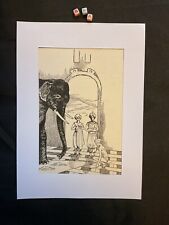 Antique 1899  Mounted Art Print On Card , Indian Elephant for sale  Shipping to South Africa