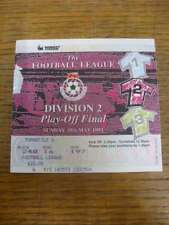 Ingresso 30/05/1993: Play-Off Final Division 2 - West Bromwich Albion v Port Vale comprar usado  Enviando para Brazil