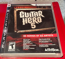 Guitar Hero 5 (PS 3 NETWORK) - Caixa Original e Folheto Incluídos - 85 Músicas! comprar usado  Enviando para Brazil
