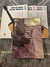 Alfred's Basic Guitar Lessons Method Books Paperback 90s Rock Easy Guitar Tabs for sale  Shipping to South Africa