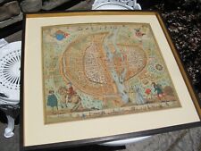 framed map france for sale  Shingle Springs