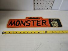 Usado, Letrero coleccionable de Halloween de colección Monster Blvd creaciones de telecomunicaciones Nueva York, 1988 #139 segunda mano  Embacar hacia Argentina