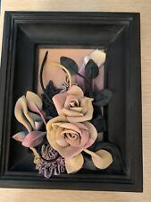 wall art flowers 3 framed for sale  Philadelphia