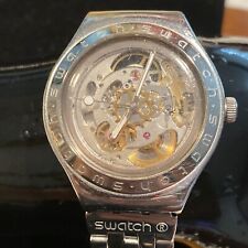 Usado, Raro" "Vintage Swatch Irony Skeleton relógio automático masculino comprar usado  Enviando para Brazil