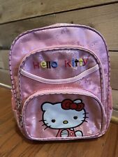 Mochila escolar Hello Kitty 12" infantil rosa menina livro bolsa padrão allover comprar usado  Enviando para Brazil