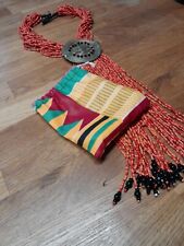 Afrikanische halskette bunte gebraucht kaufen  Steinsfeld
