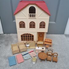 Sylvanian Families House 3-Storey Cedar Terrace with furniture Bundle for sale  Shipping to South Africa