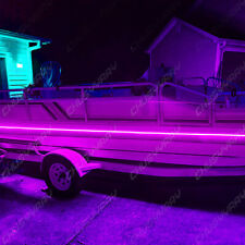 UV Black LED Strip Light Night Fishing UV Ultraviolet boat 12v fluorescent line for sale  Shipping to South Africa