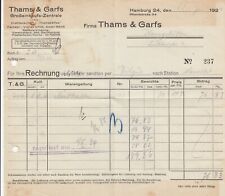Hamburg rechnung 1924 gebraucht kaufen  Leipzig