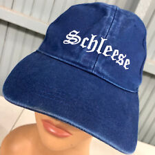 Schleese Western Saddles Horse Blue Adjustable Baseball Cap Hat for sale  Shipping to South Africa