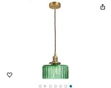 Glass pendant light for sale  Stillwater