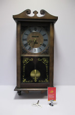 wood pendulum wall clock for sale  STEVENAGE