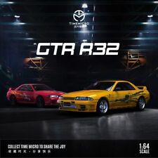 Time Micro carro modelo 1:64 Nissan GTR R32 capa aberta coleção de veículos de liga leve, usado comprar usado  Enviando para Brazil