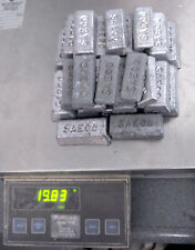 SAECO Lead Alloy Ingot Bars Lot of Approx 20lbs / 30 Bars /Bullets / Fishing  for sale  Shipping to Canada