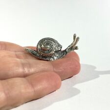 Miniatura lumaca argento usato  Roncello