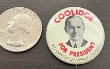 coolidge campaign button for sale  Sherwood