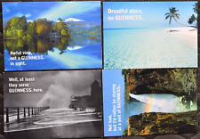 Guinness advertising postcards for sale  BANGOR