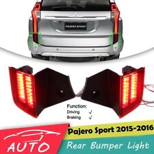 Lanterna traseira de LED vermelha para-choque para Mitsubishi Pajero Sport 2015 2016 lâmpada de freio comprar usado  Enviando para Brazil
