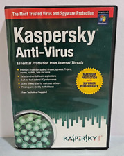 Kaspersky Anti-Virus and Spyware Protection 2010 Windows XP Vista Windows 7 for sale  Shipping to South Africa