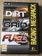 LOT 3 JEUX COLIN MCRAE DIRT TOCA RACE DRIVER GRID FUEL PC DVD ROM FRANÇAIS RARE comprar usado  Enviando para Brazil