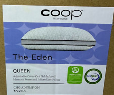 Coop Sleep Goods EDEN QUEEN Gel Infused Microfiber Memory Foam Pillow Adjustable for sale  Shipping to South Africa