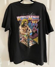 Camiseta masculina WWE VI 6 Wrestle Mania 2X Ultimate Warrior Macho Man Randy Savage comprar usado  Enviando para Brazil