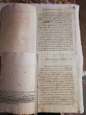 Due rari manoscritti usato  Seniga