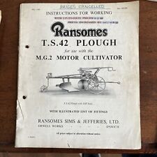 Ransomes sims jefferies for sale  YORK