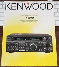 NEWEST VERSION: BROCHURE: VINTAGE KENWOOD TS-850S TS-850SAT, used for sale  Caledonia