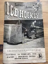 1958 ice hockey for sale  IPSWICH